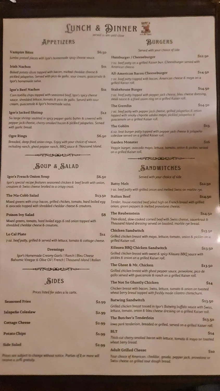 Menu 5