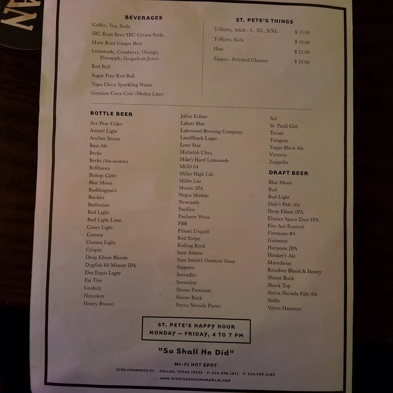 Menu 4