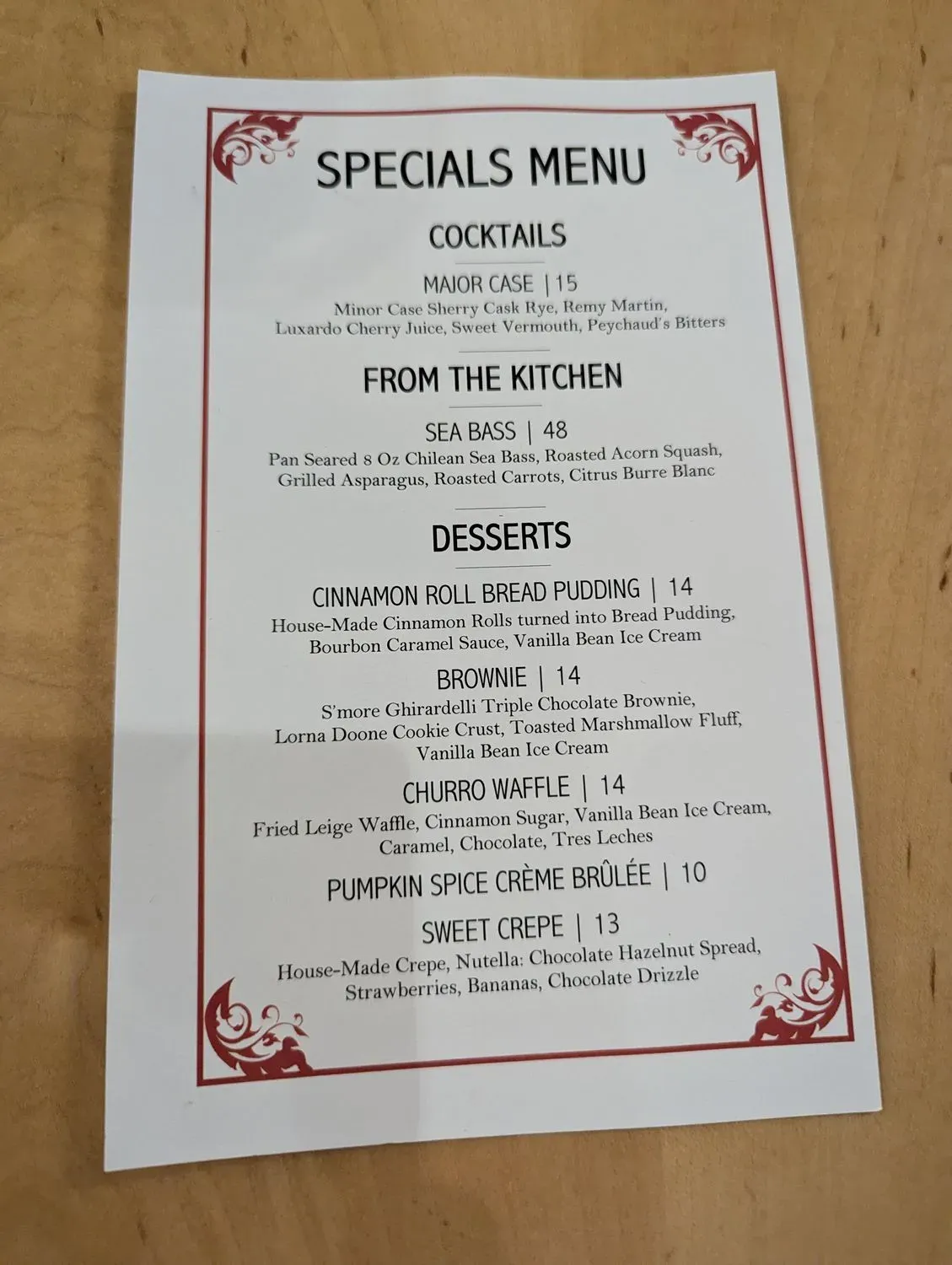 Menu 6