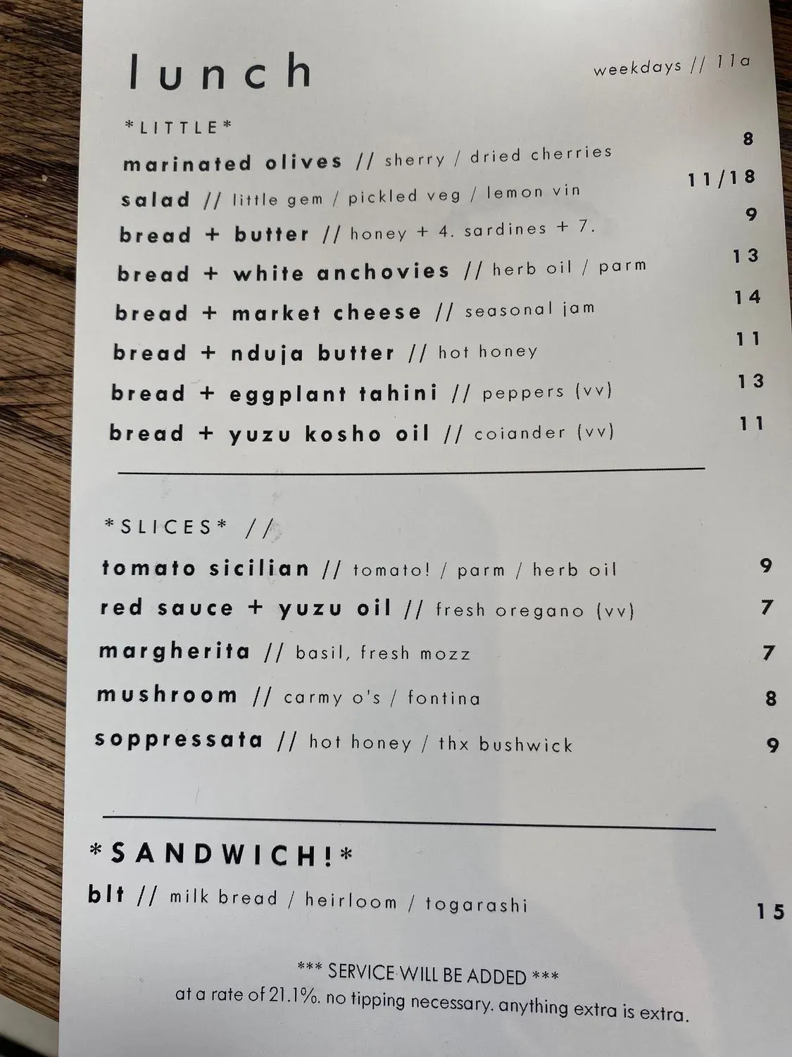 Menu 2