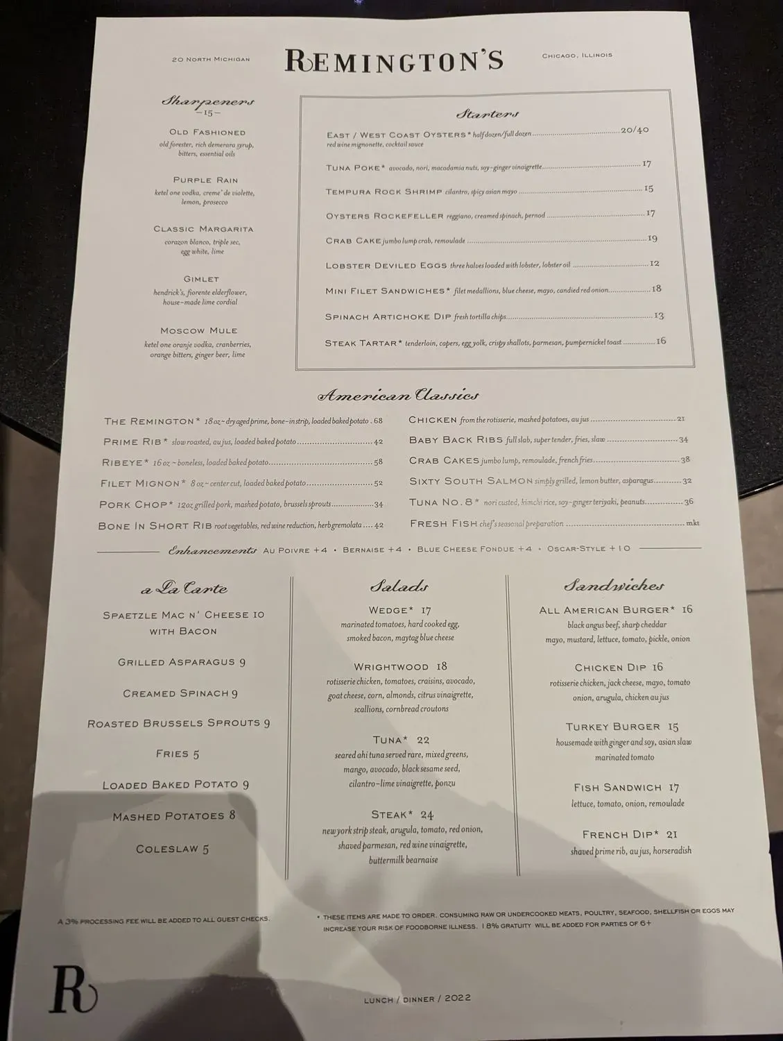 Menu 2