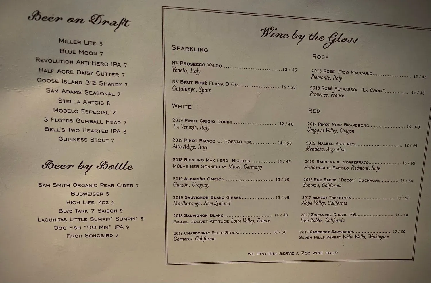 Menu 4