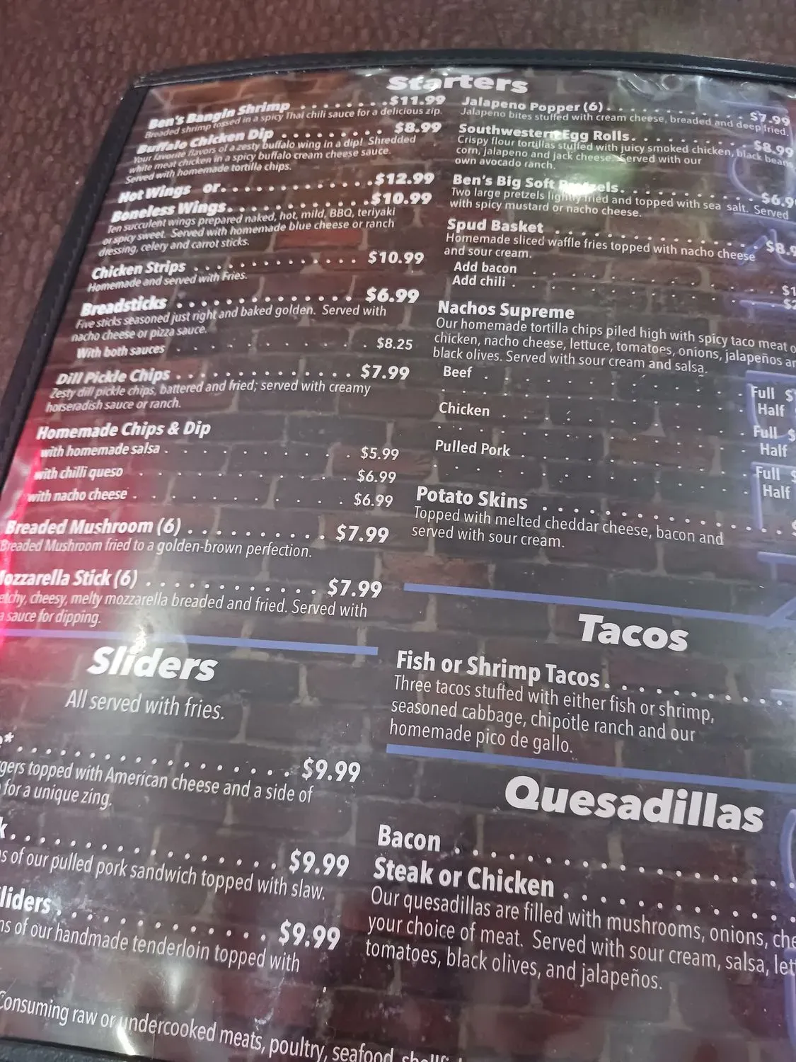 Menu 4