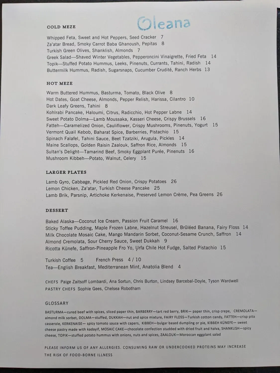 Menu 2