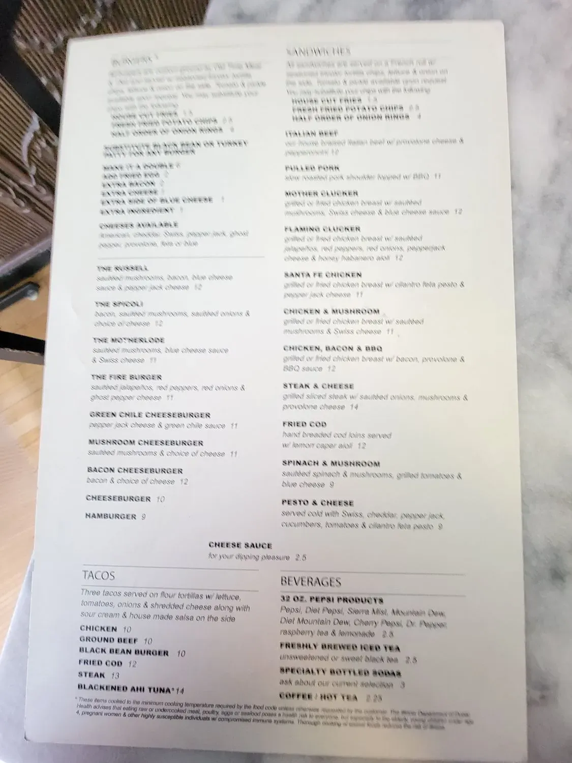 Menu 2