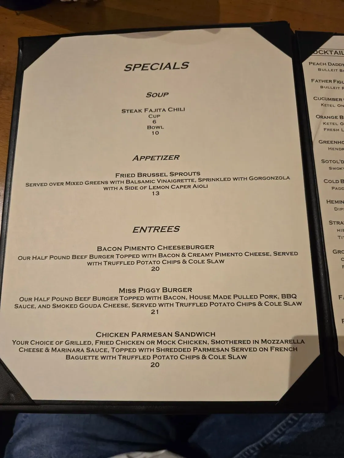 Menu 5