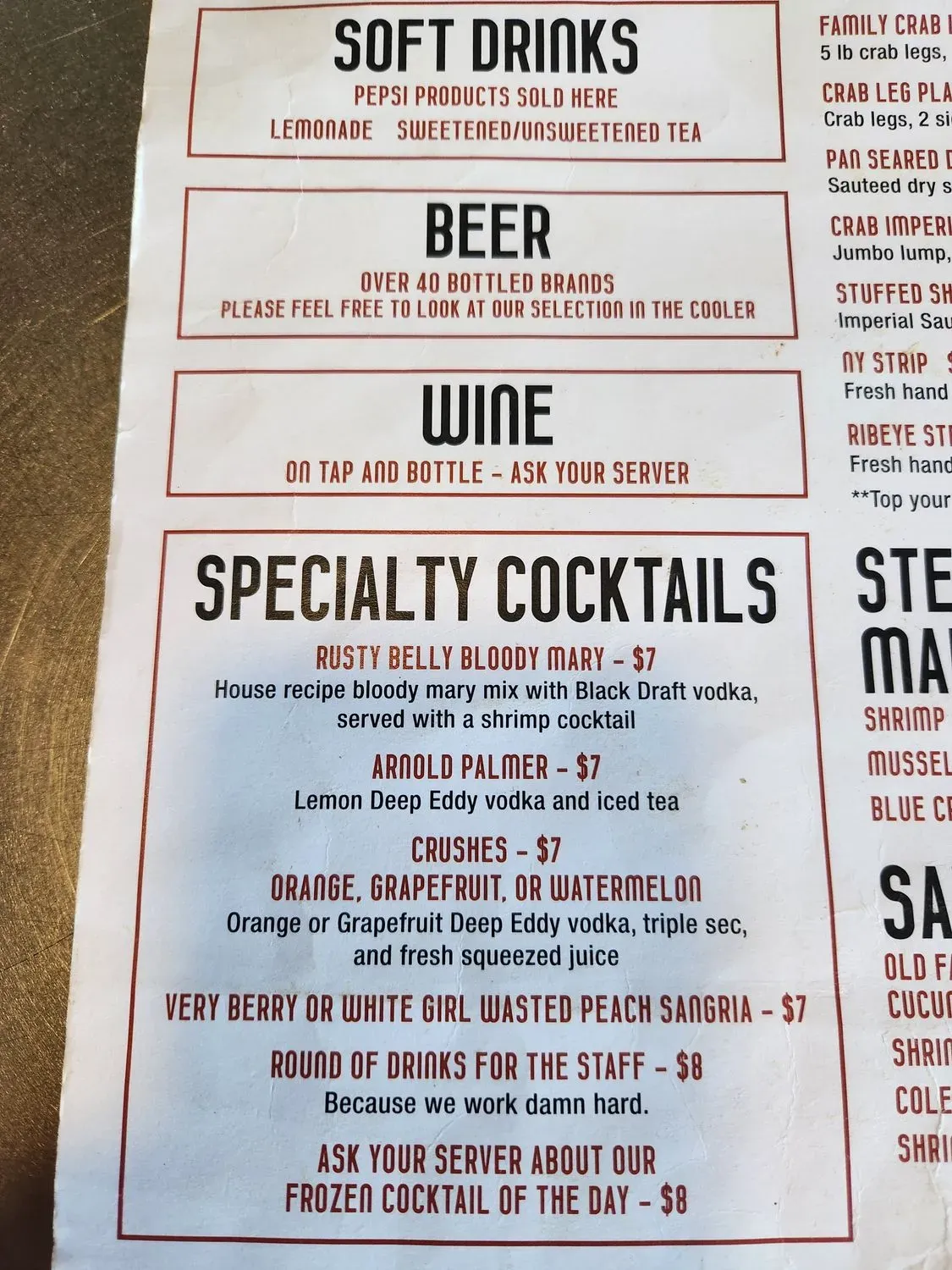 Menu 5