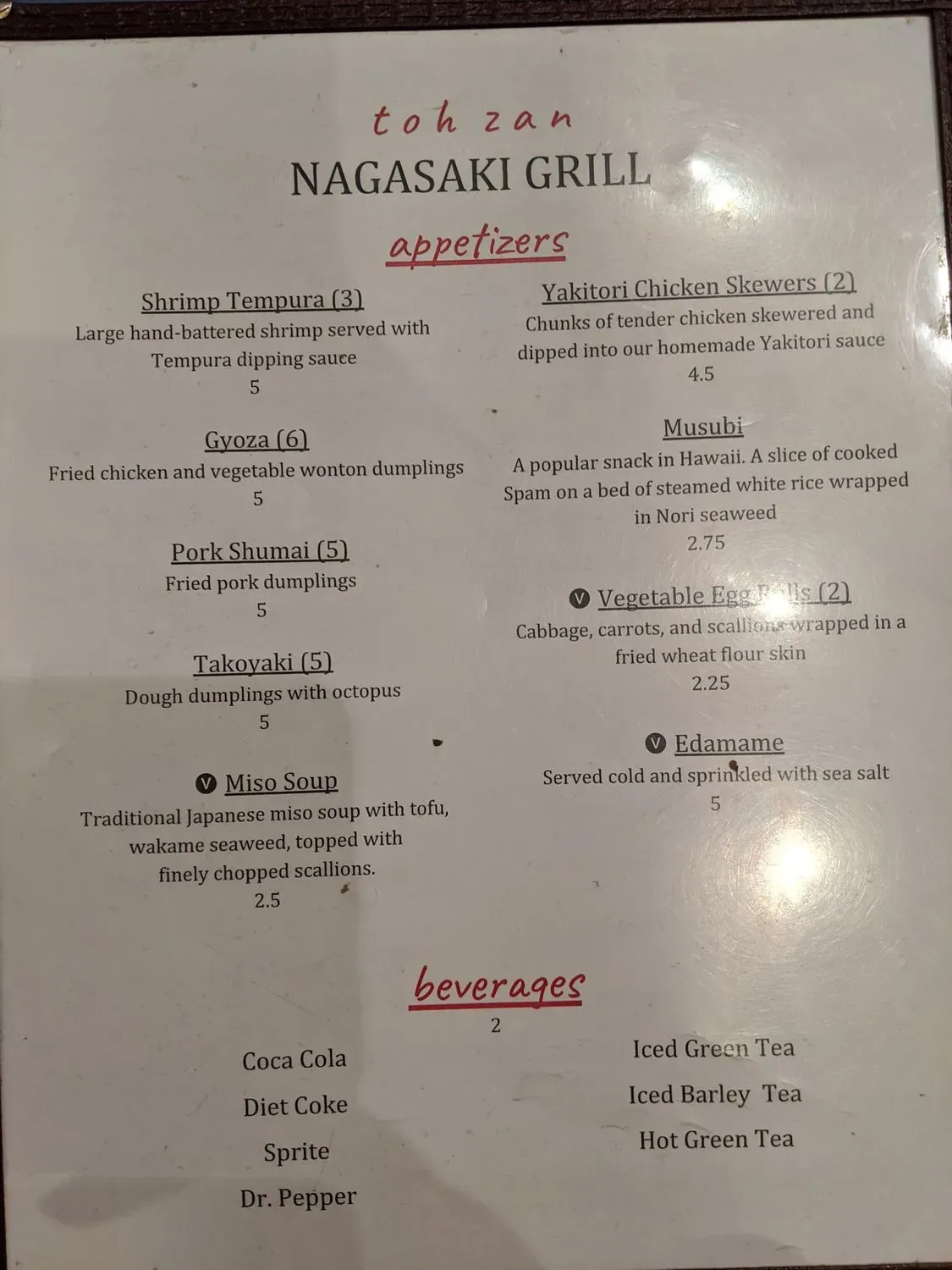 Menu 6