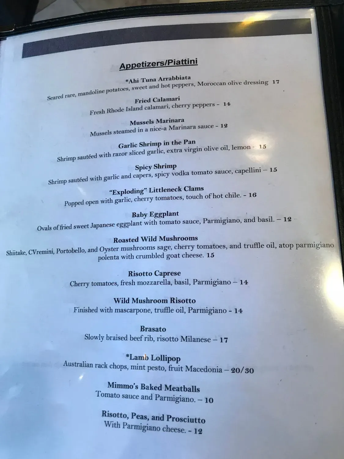 Menu 6