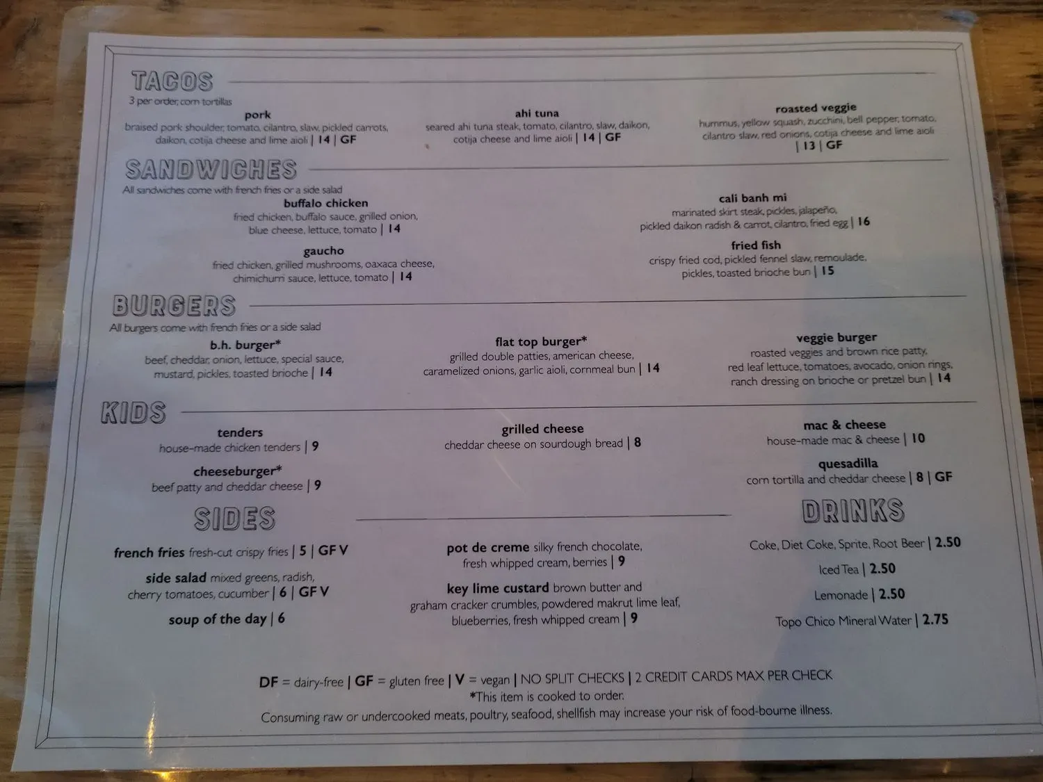 Menu 2