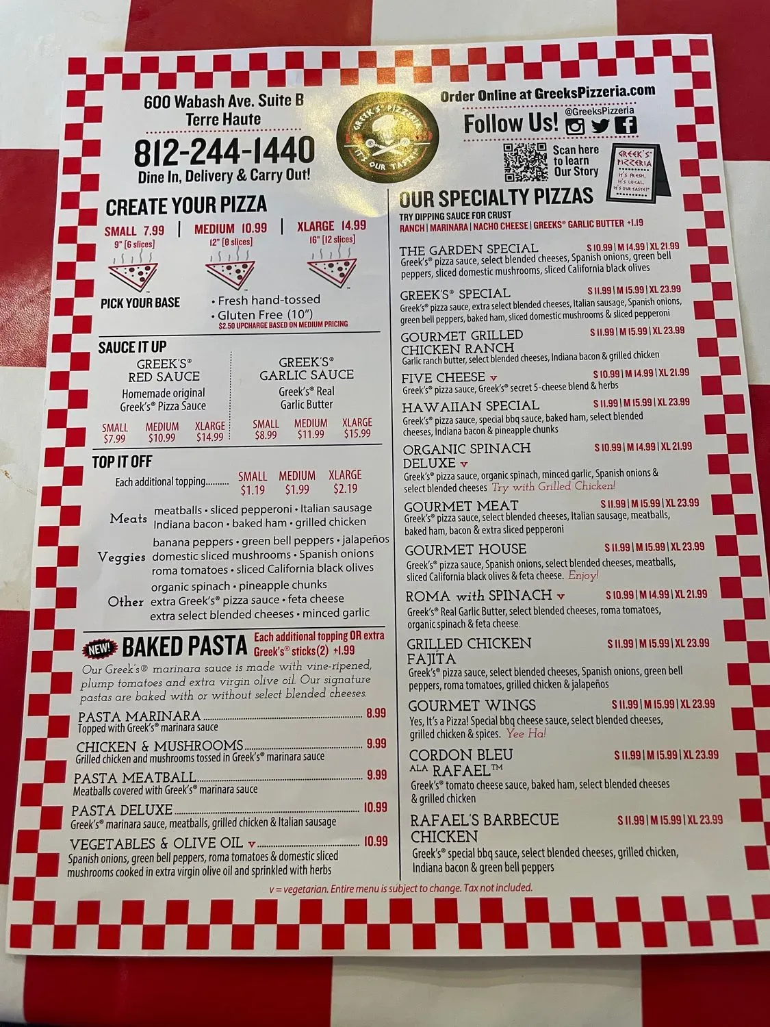 Menu 2