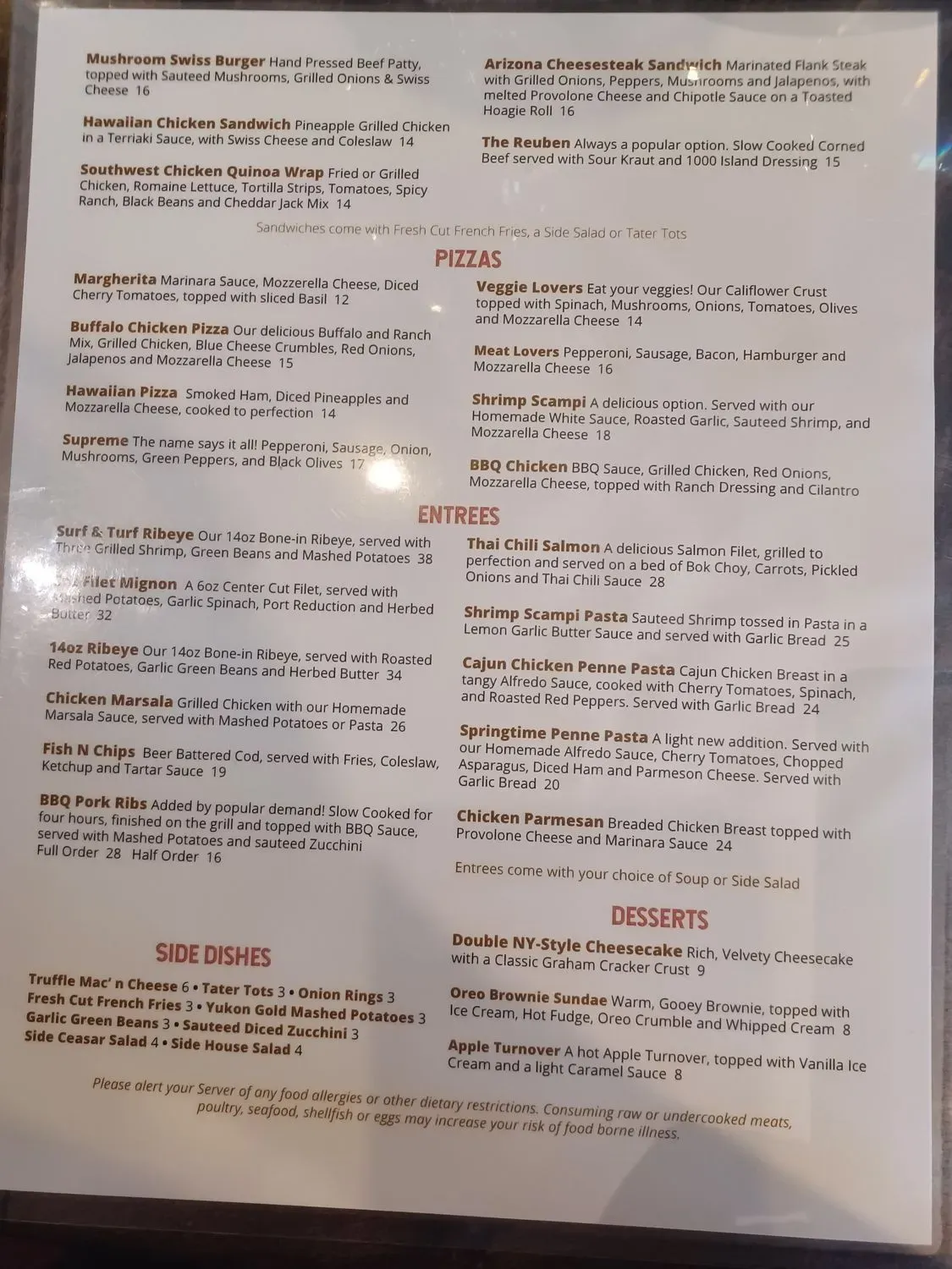 Menu 4