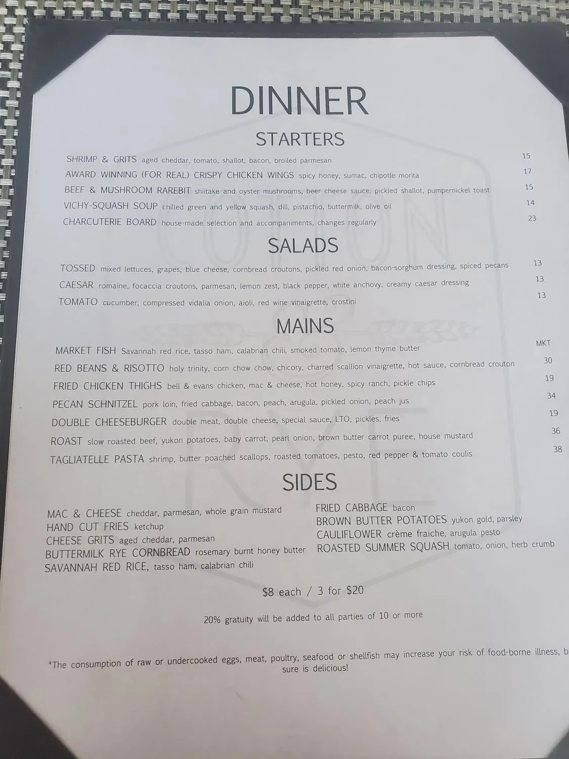 Menu 4