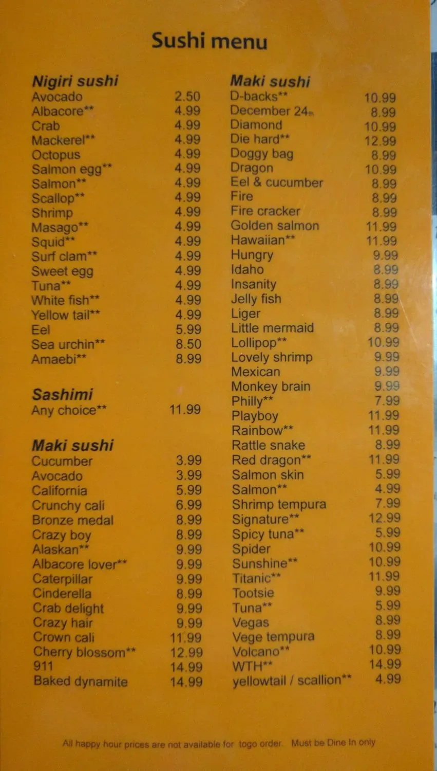 Menu 6