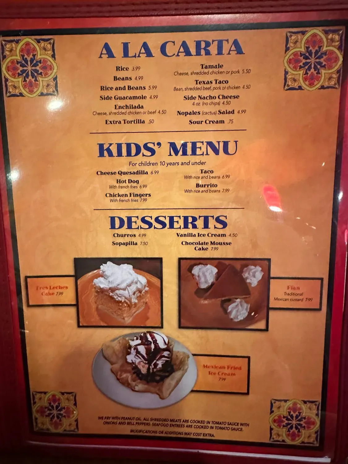 Menu 5