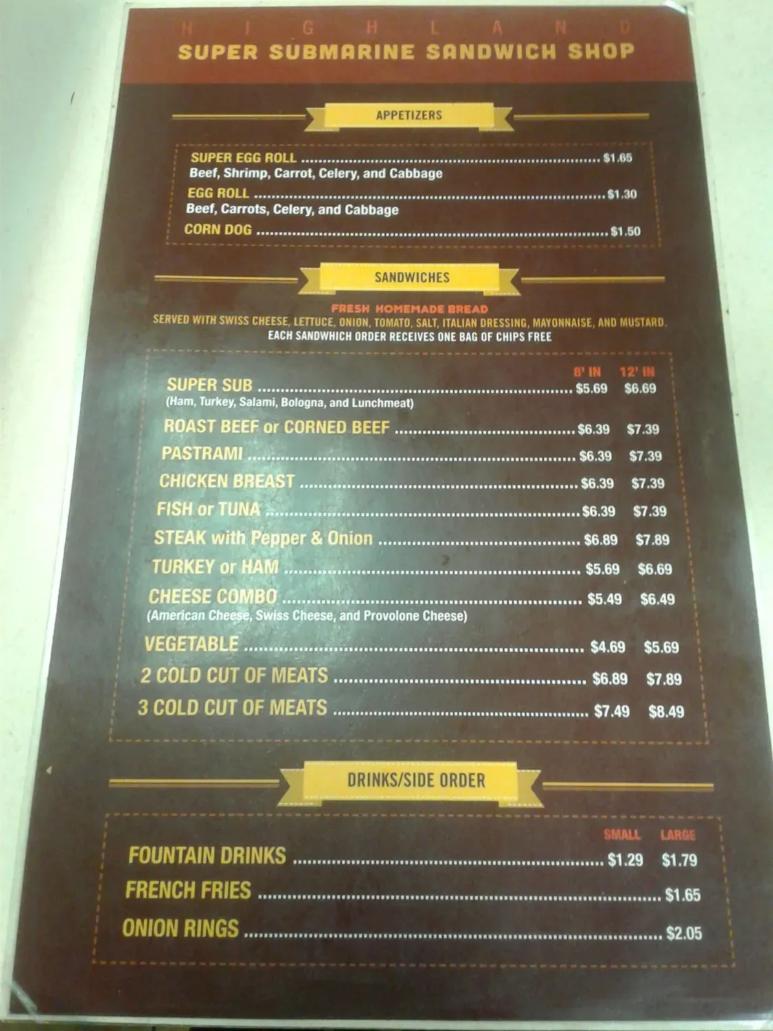 Menu 4