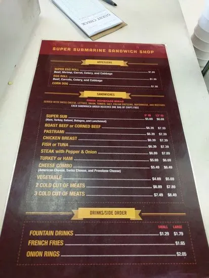 Menu 3