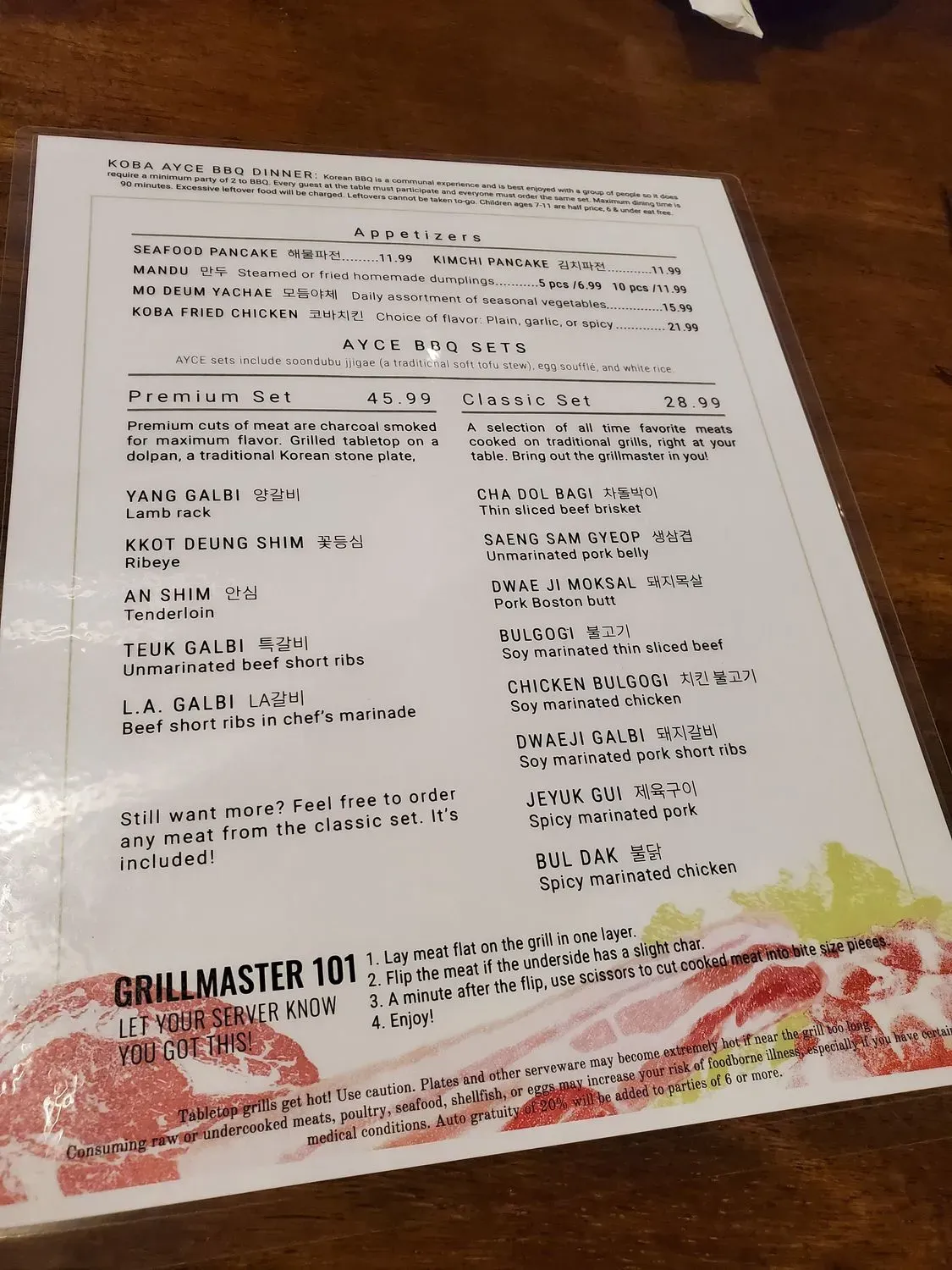 Menu 6