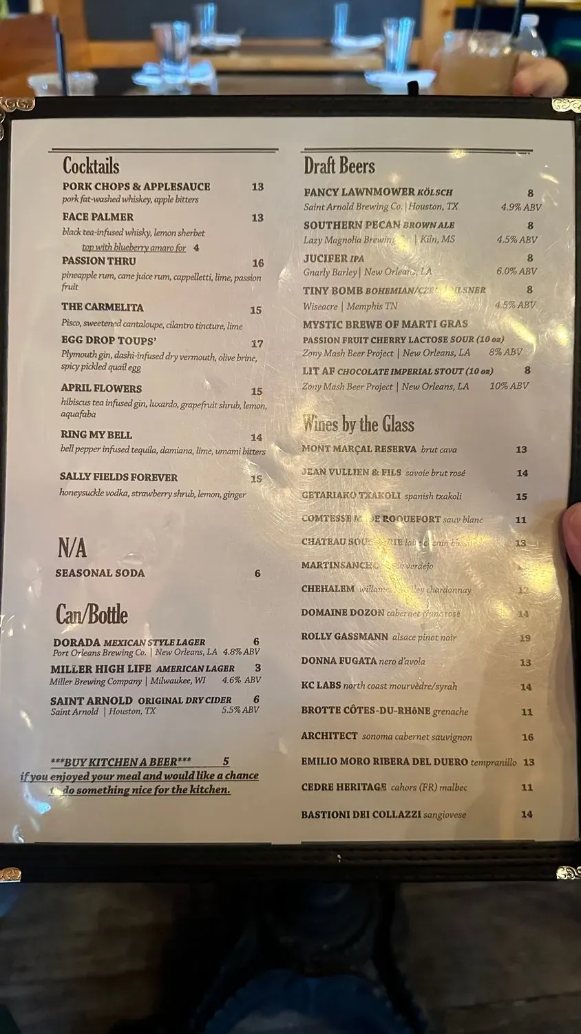 Menu 6