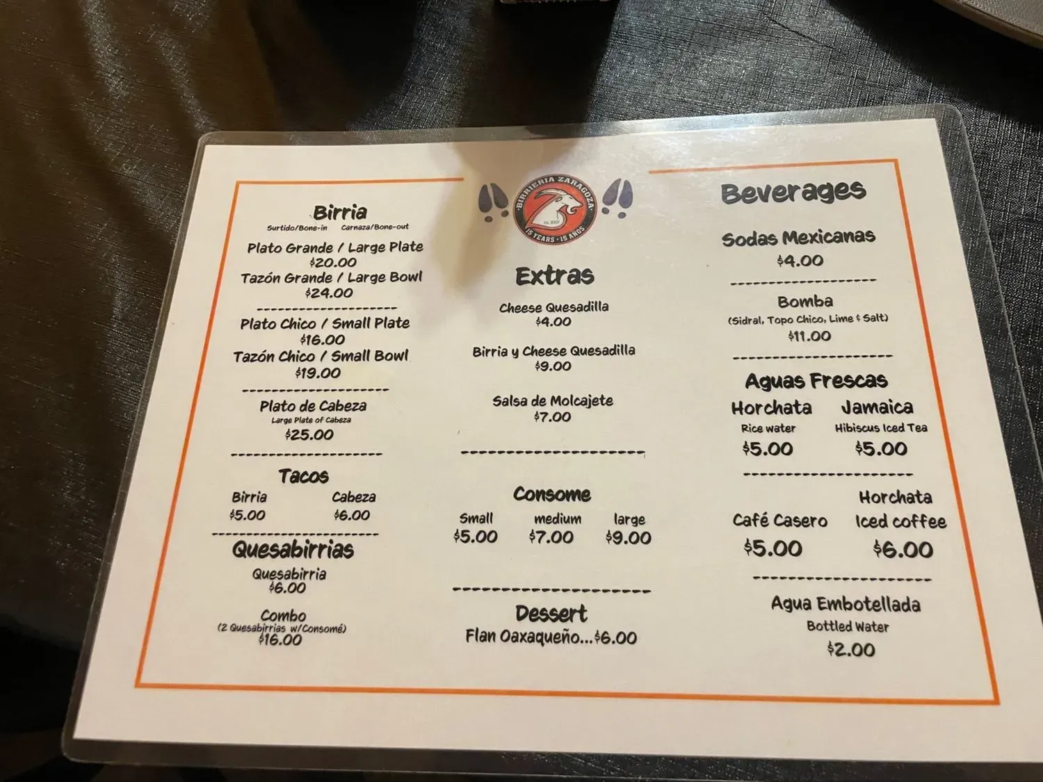 Menu 3