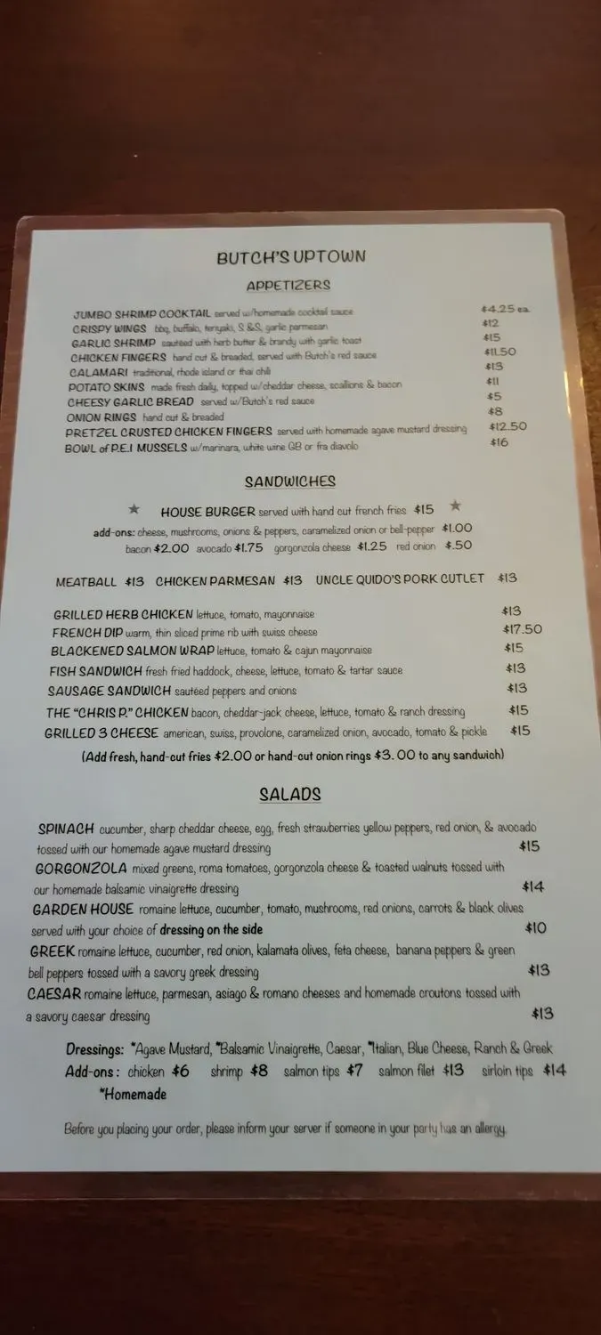 Menu 4