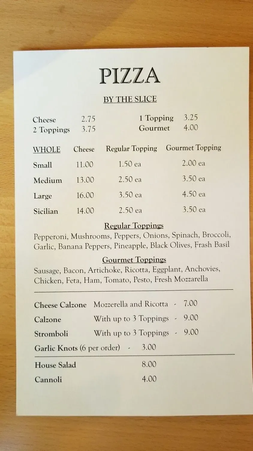 Menu 3