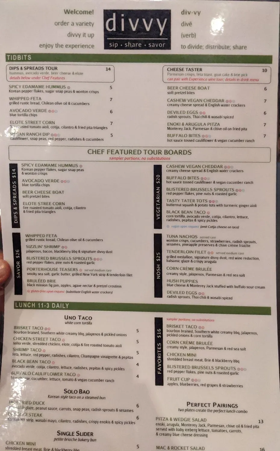 Menu 6