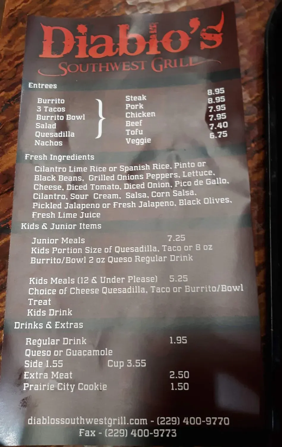 Menu 2