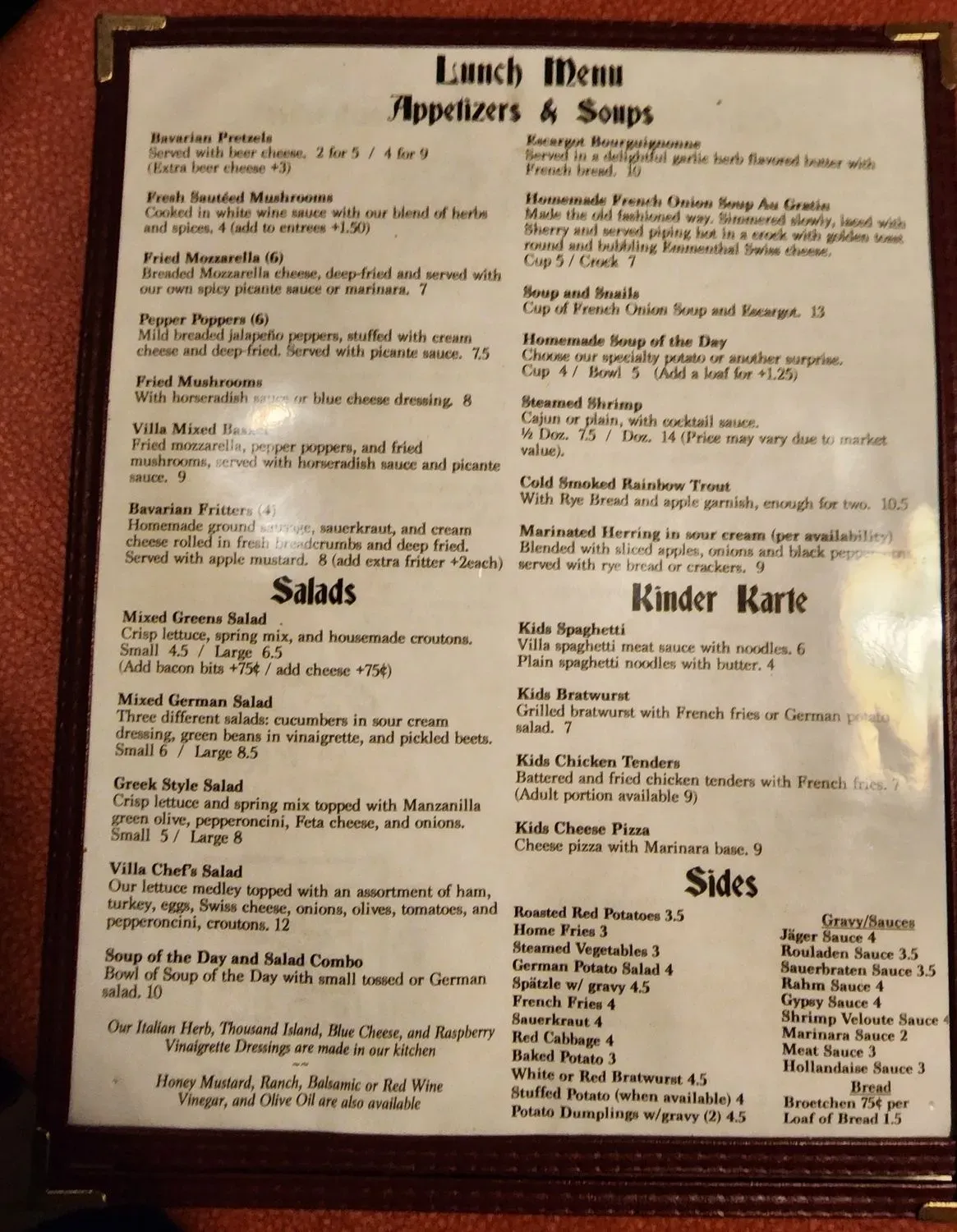 Menu 4