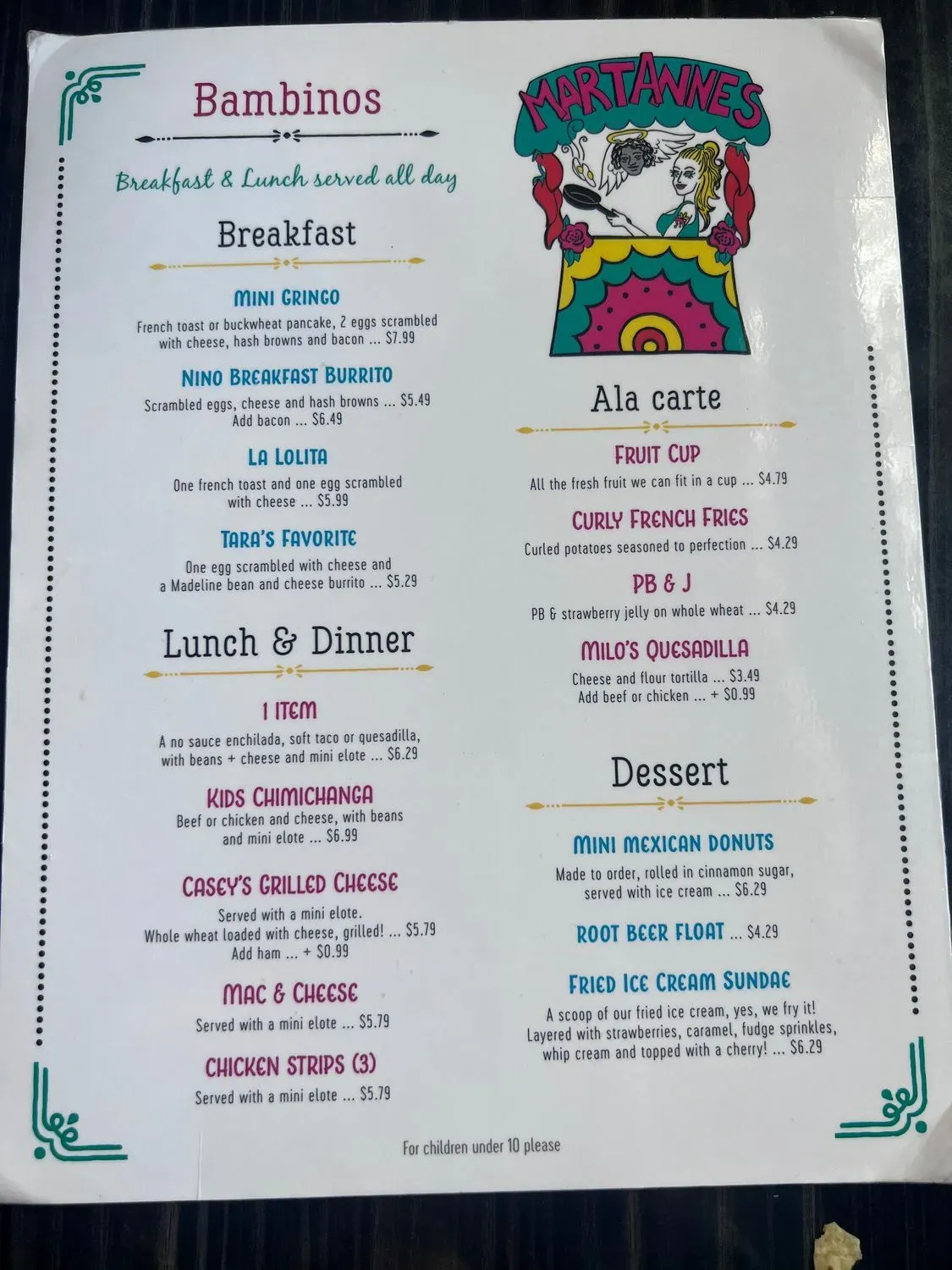 Menu 4