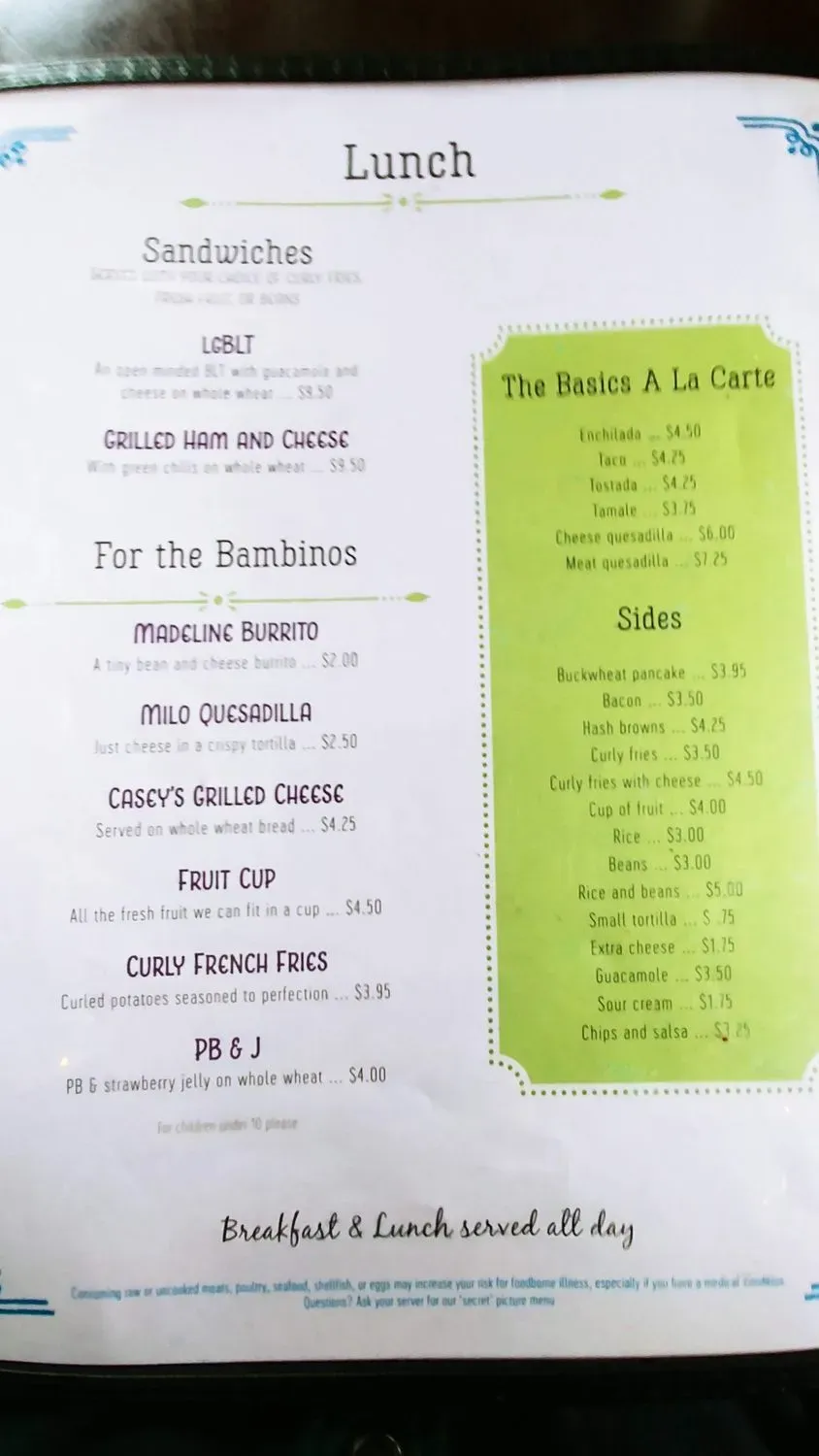 Menu 5