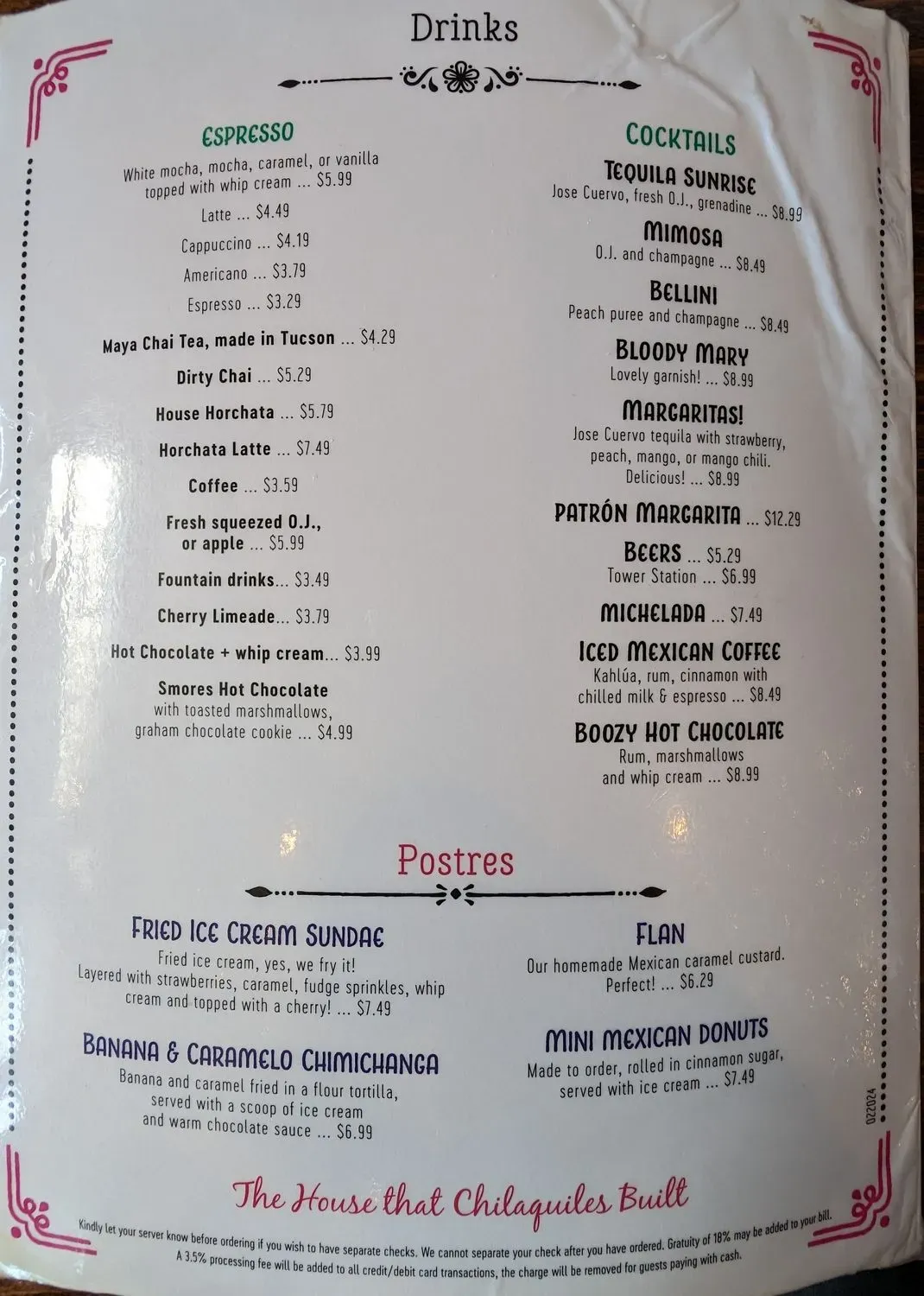 Menu 6