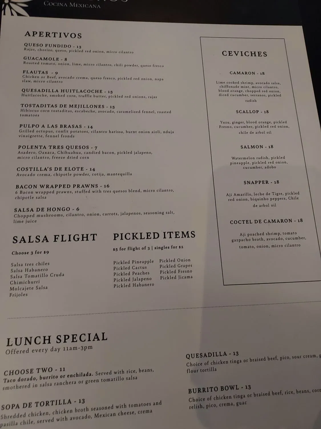 Menu 6
