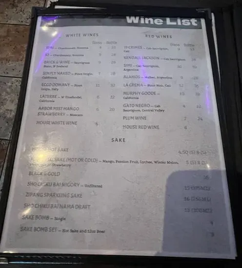 Menu 5