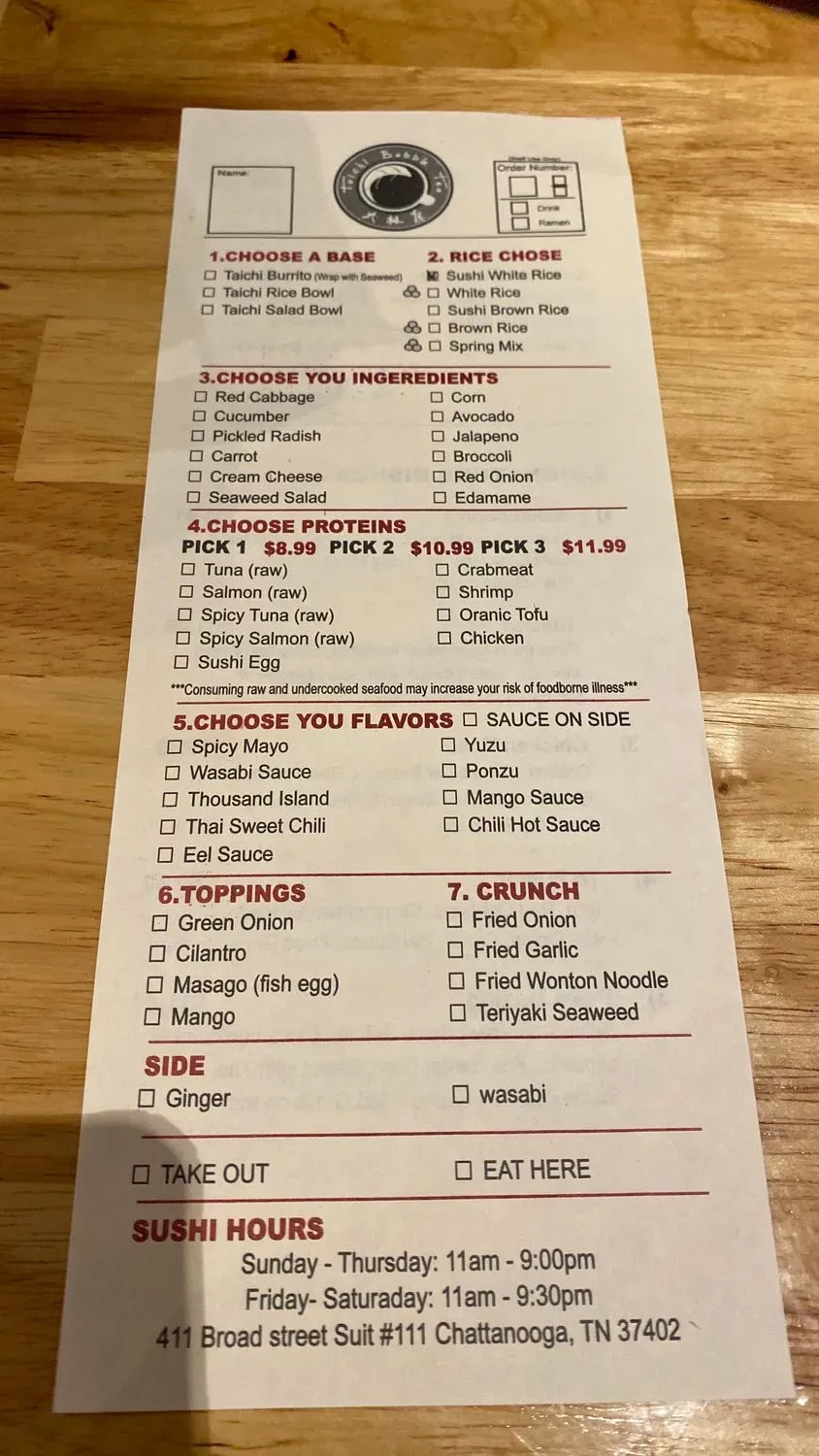 Menu 4