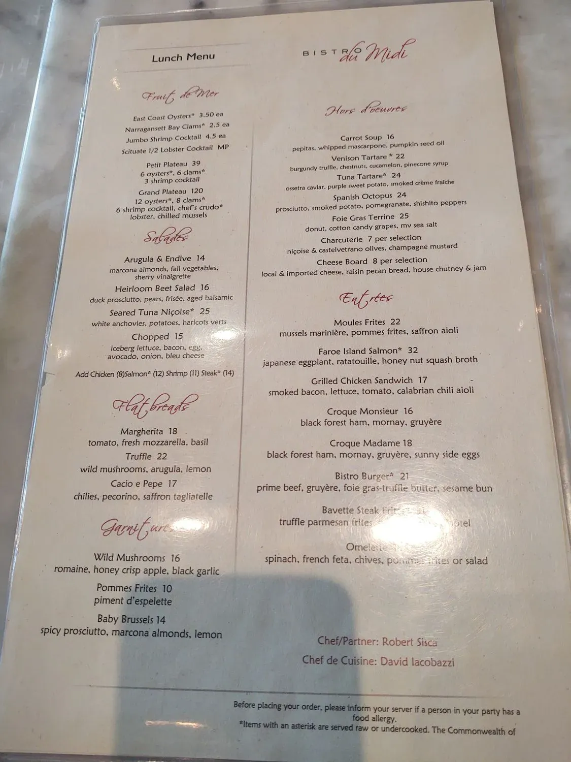 Menu 6