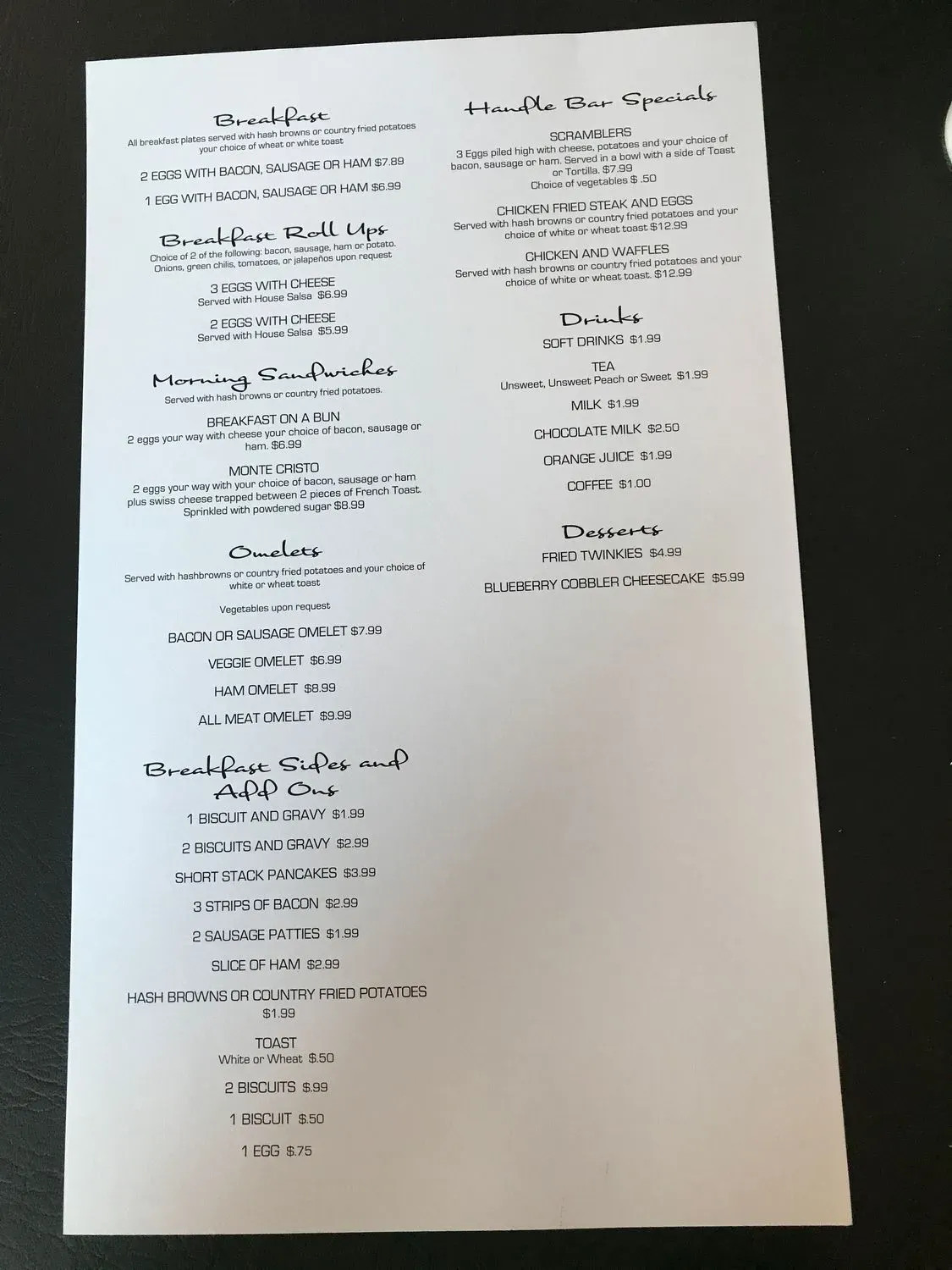 Menu 5