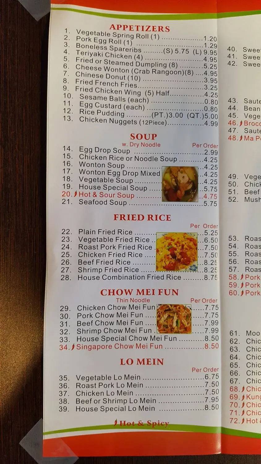 Menu 6