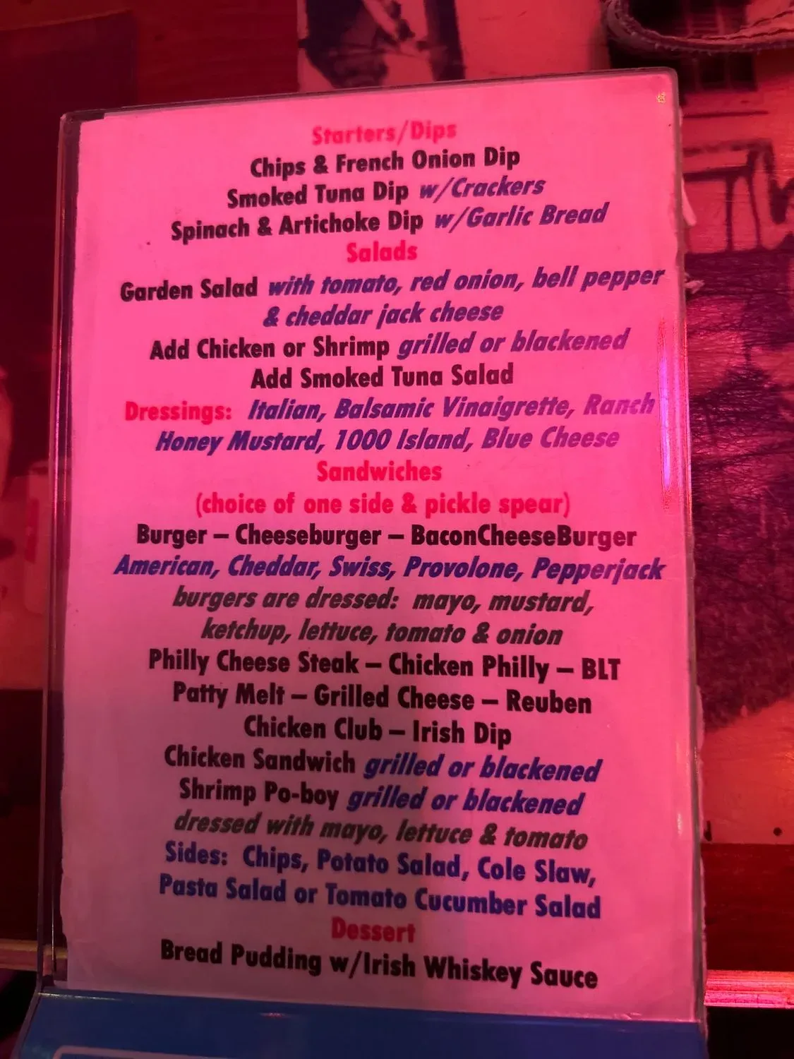 Menu 6