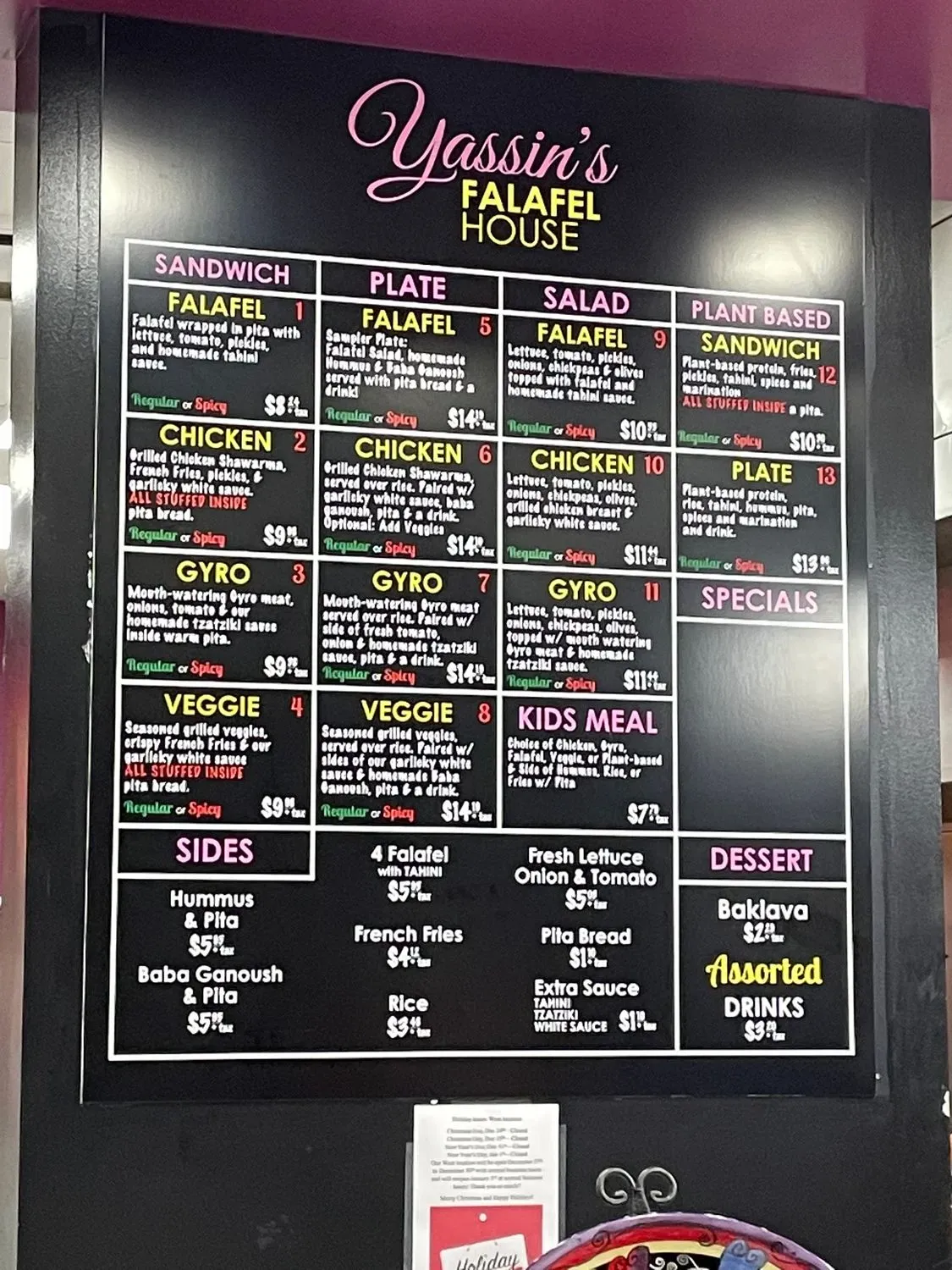 Menu 3