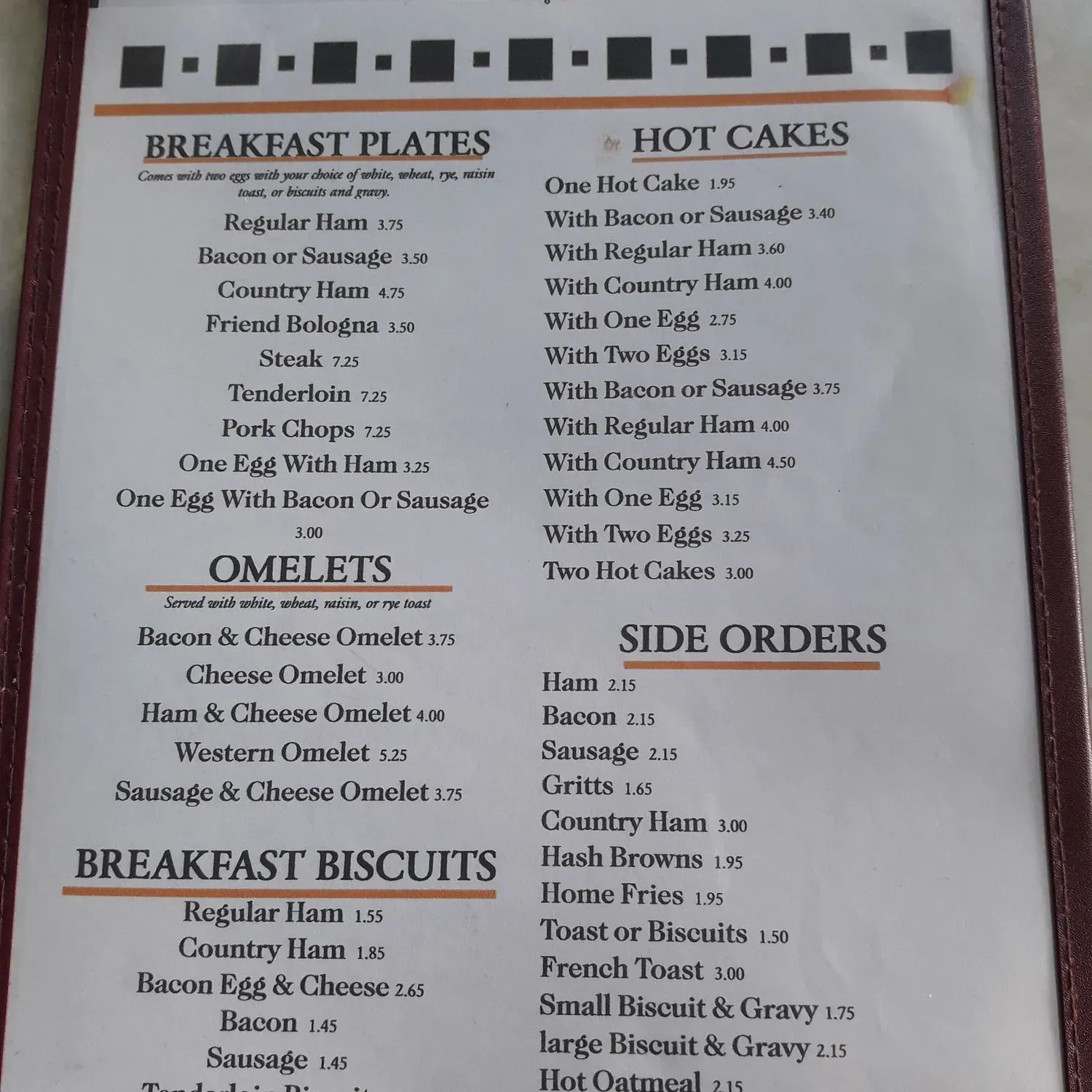 Menu 2