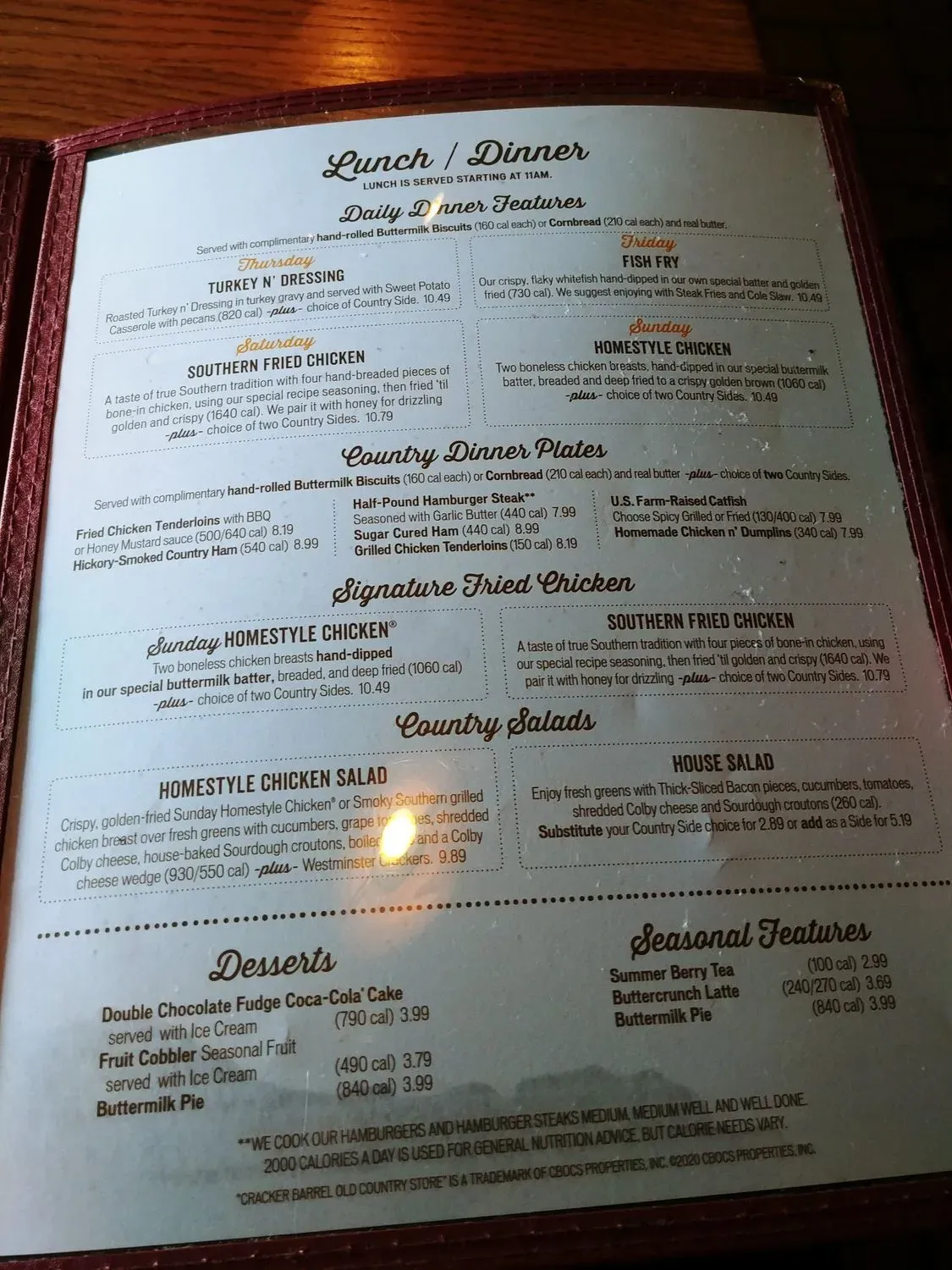 Menu 4