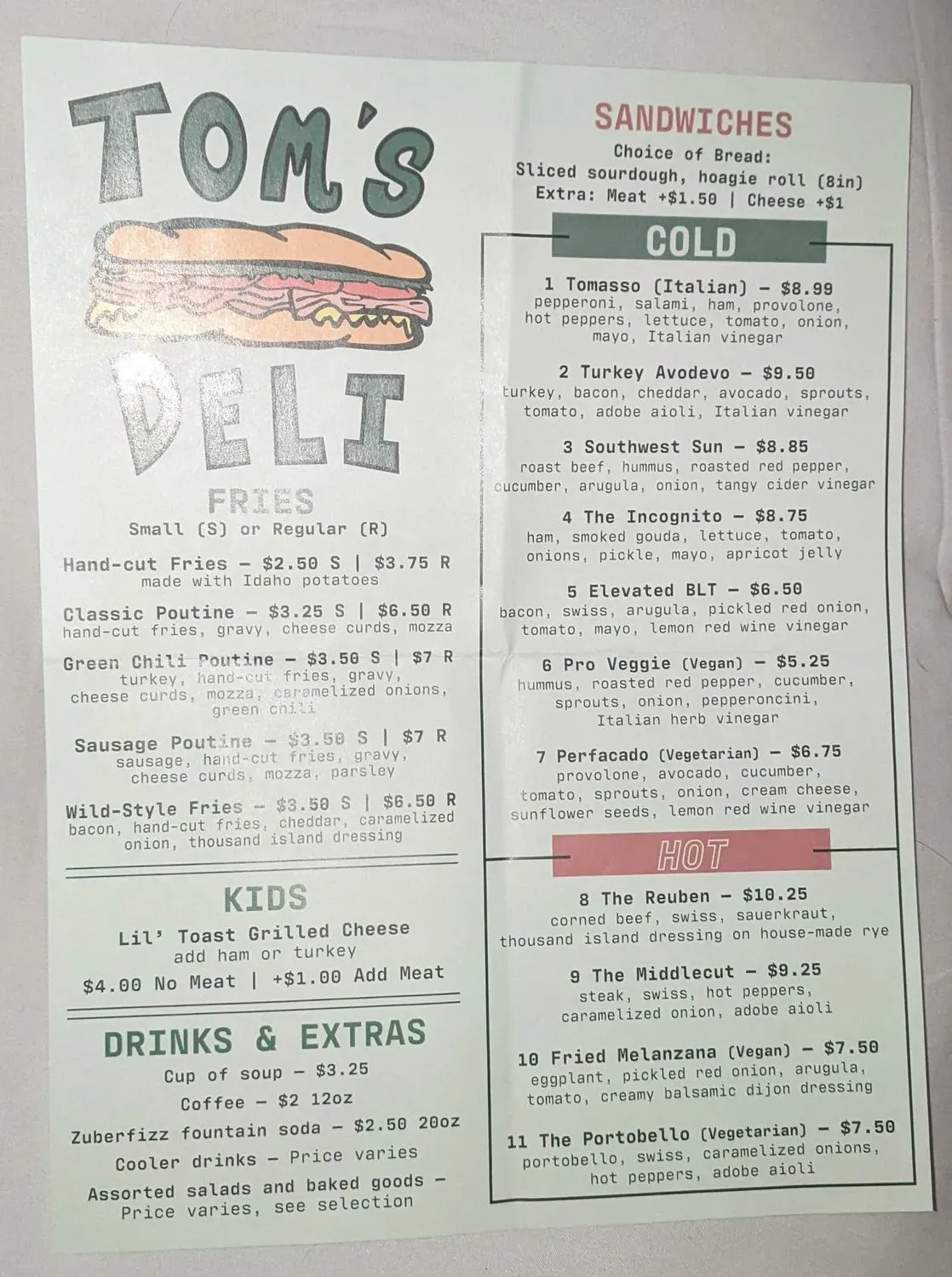 Menu 6