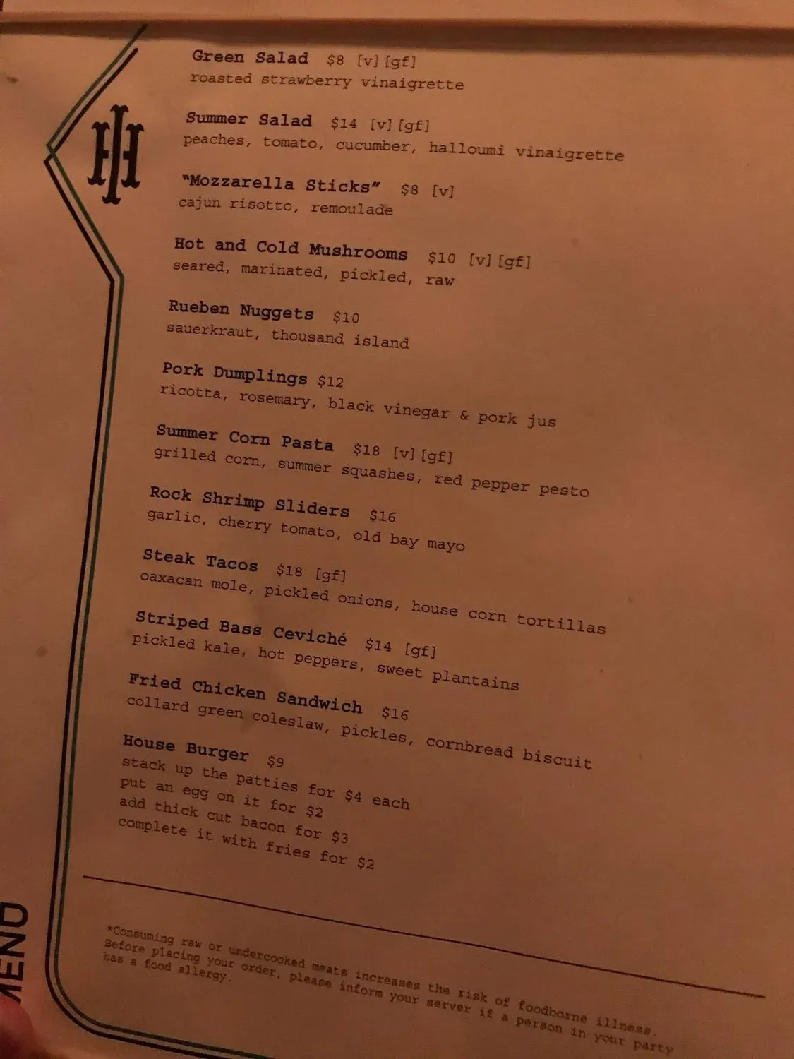 Menu 6