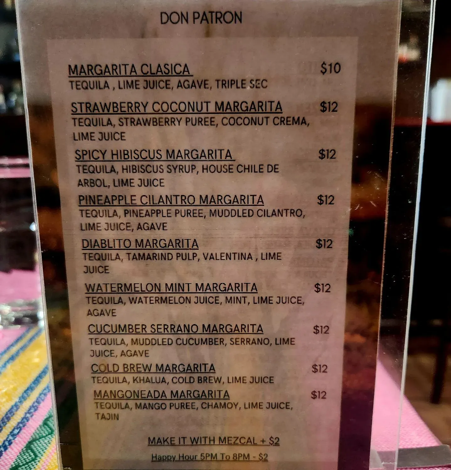 Menu 2