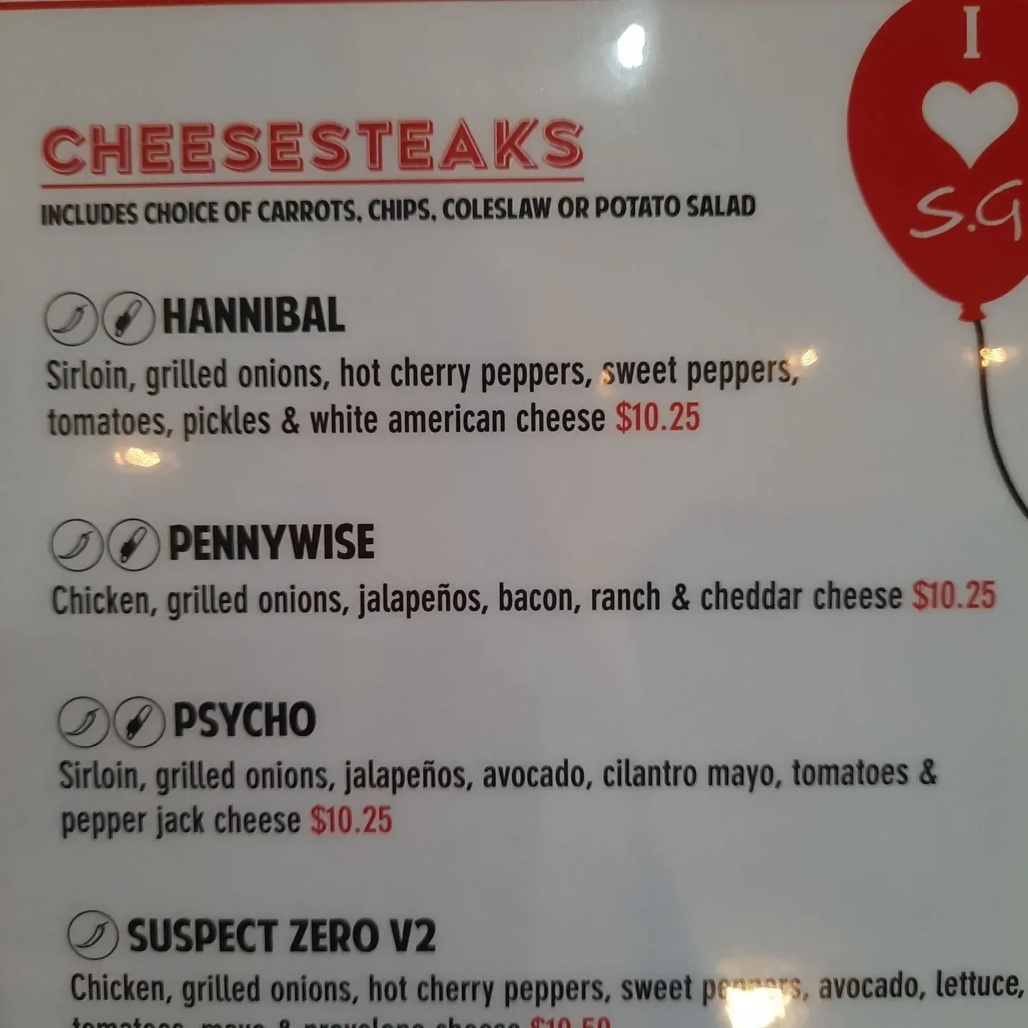 Serial Grillers Menu - Updated November 2025