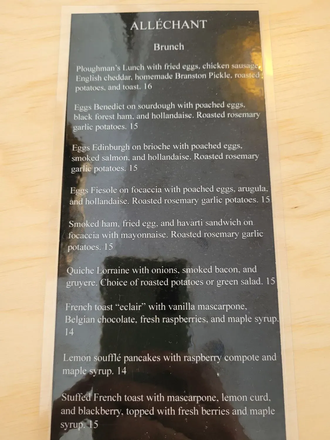 Menu 3