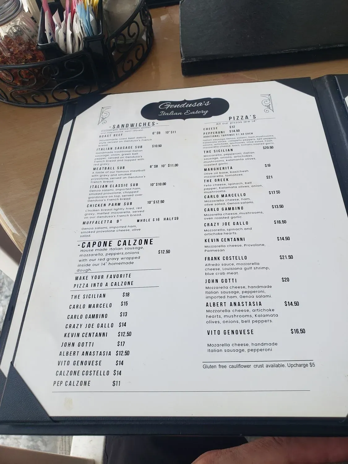 Menu 4