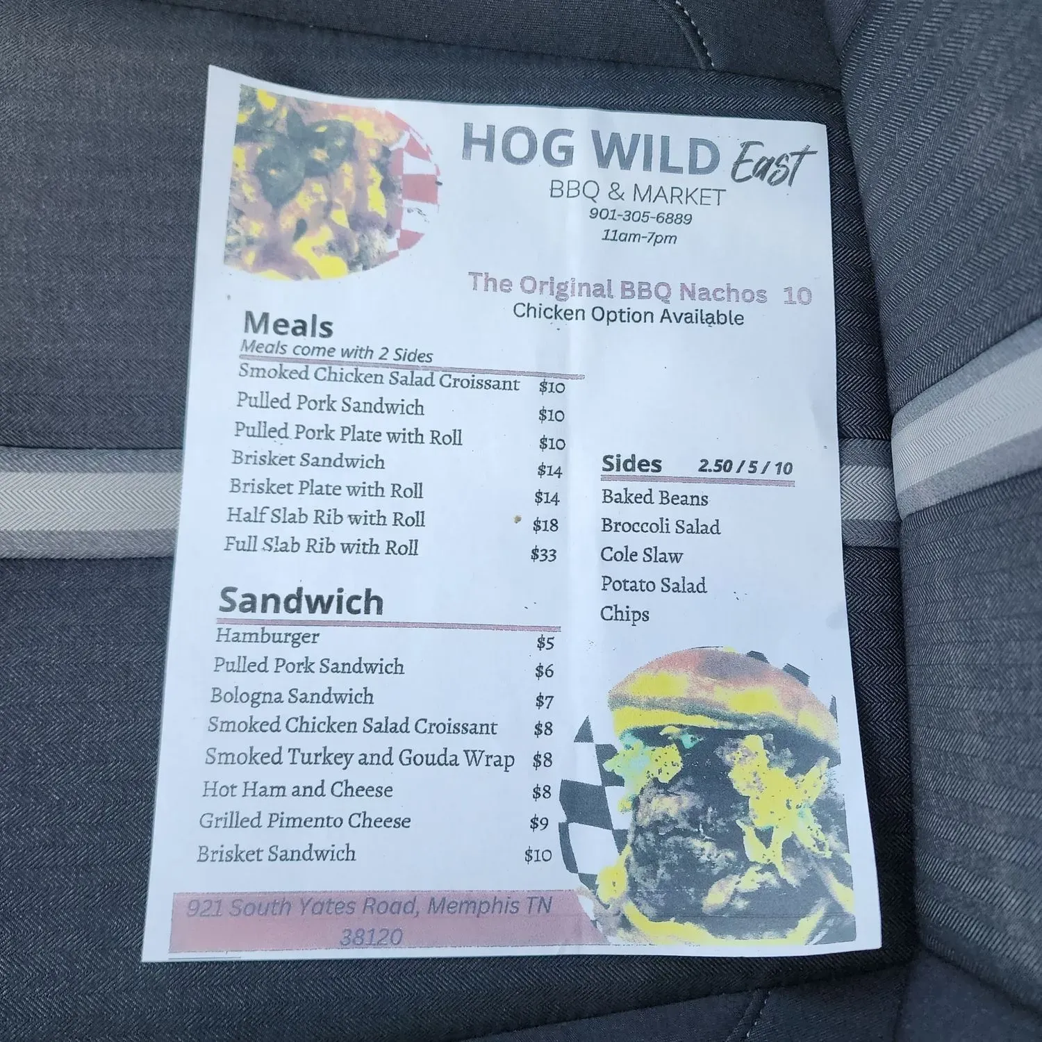 Menu 5