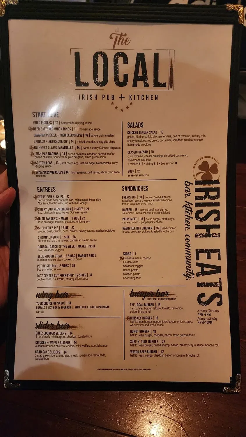 Menu 4